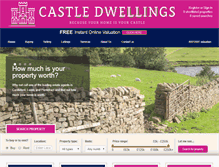 Tablet Screenshot of castledwellings.co.uk